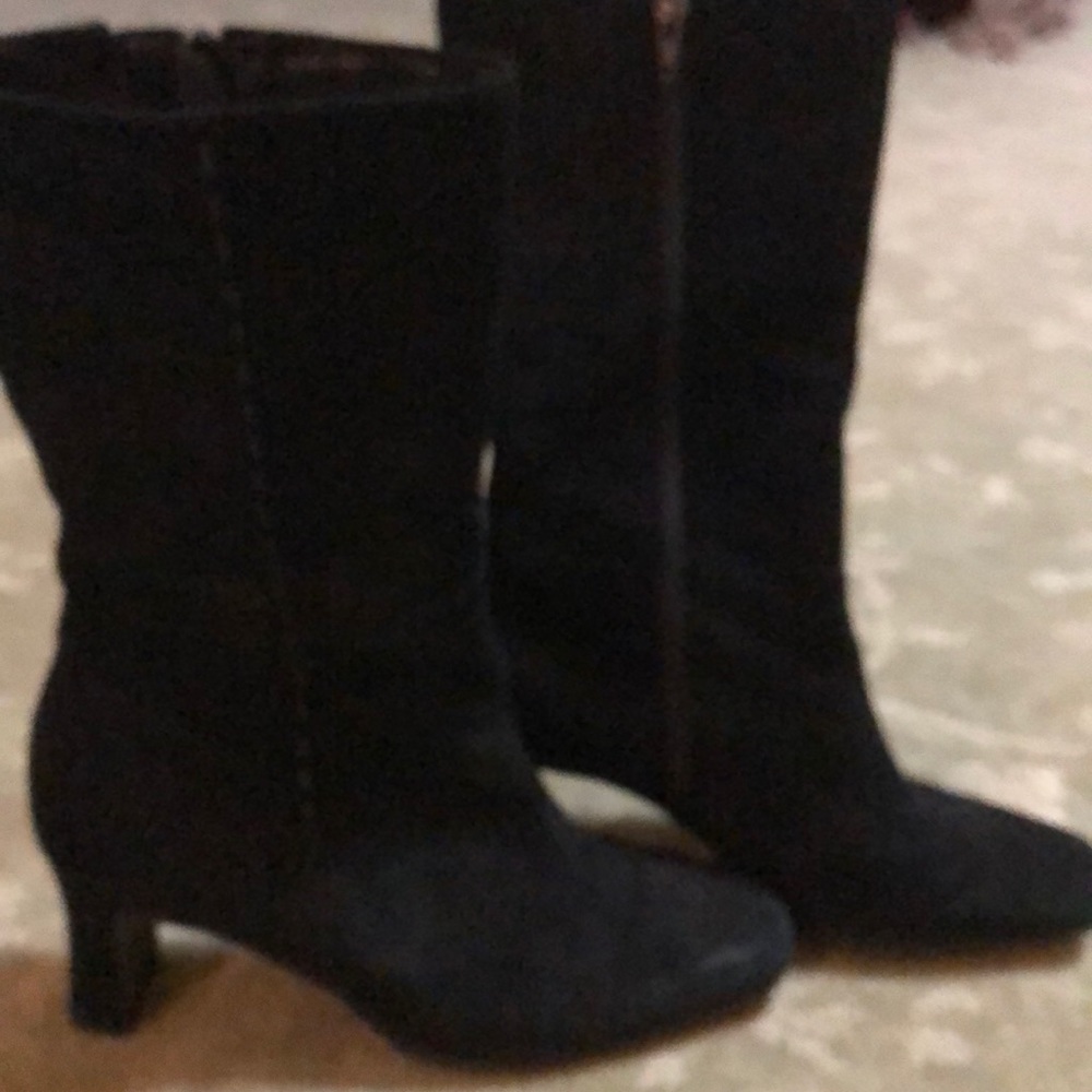 Black Suede Easy Spirit Boots